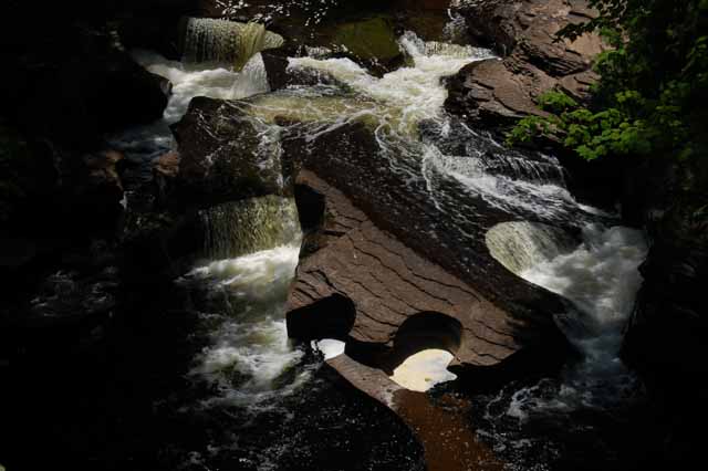 The Presque Isle River from the bridge